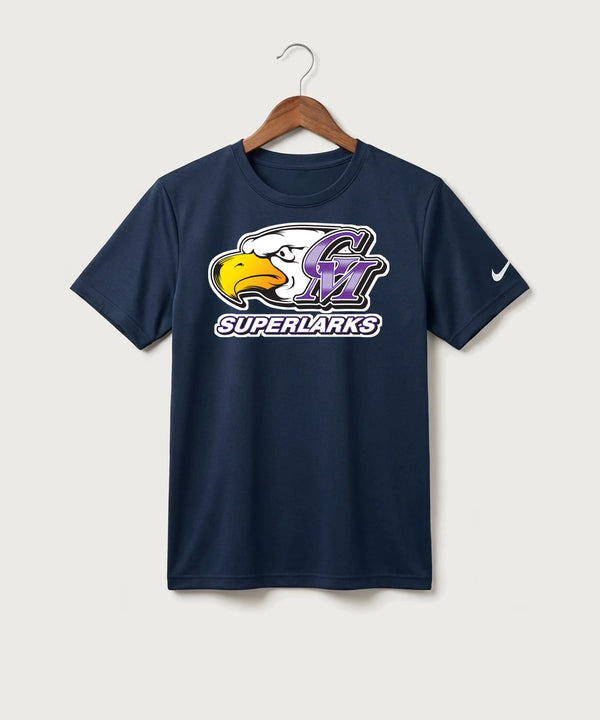 Grand Meadow Football - College Navy Nike Youth Swoosh Sleeve rLegend Tee NKDX8787