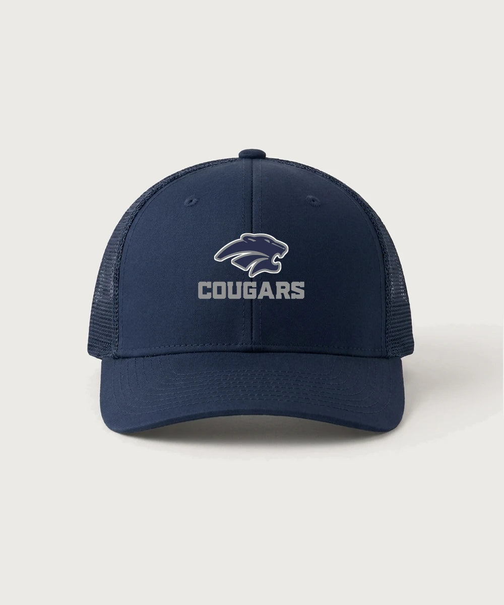 Zumbrota Mazeppa High School Volleyball (Girls) - True Navy/ True Navy Sport-Tek Club Trucker Cap STC46