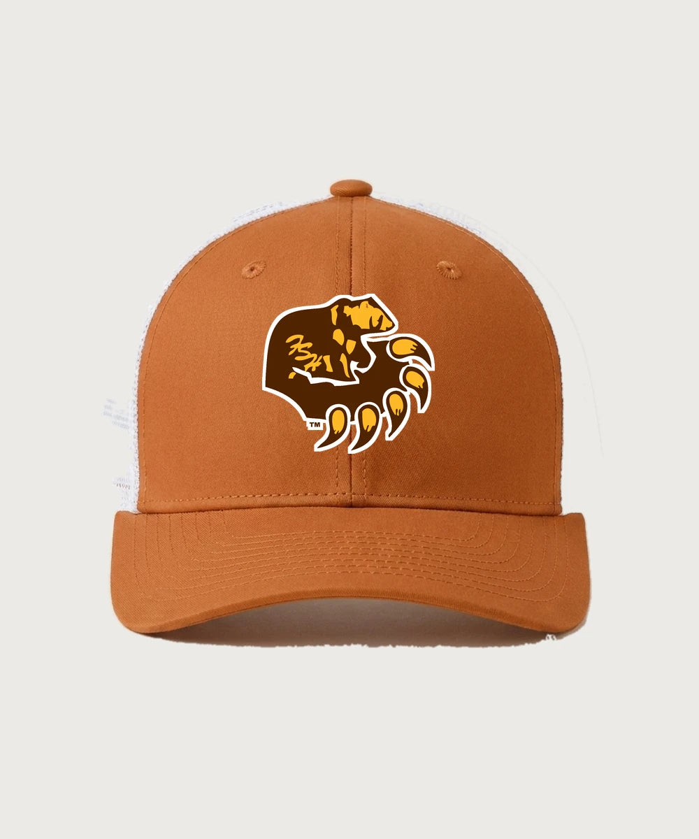 Fargo South High School Volleyball (Girls) - Texas Orange/ White Sport-Tek Club Trucker Cap STC46