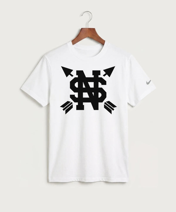 GF E2E Test 06 Girls Golf - White Nike Swoosh Sleeve rLegend Tee NKDX8730