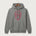 Buffalo High School Football (Boys) - Medium Grey Port & Co Core Fleece Pullover Hooded Sweatshirt. PC78H