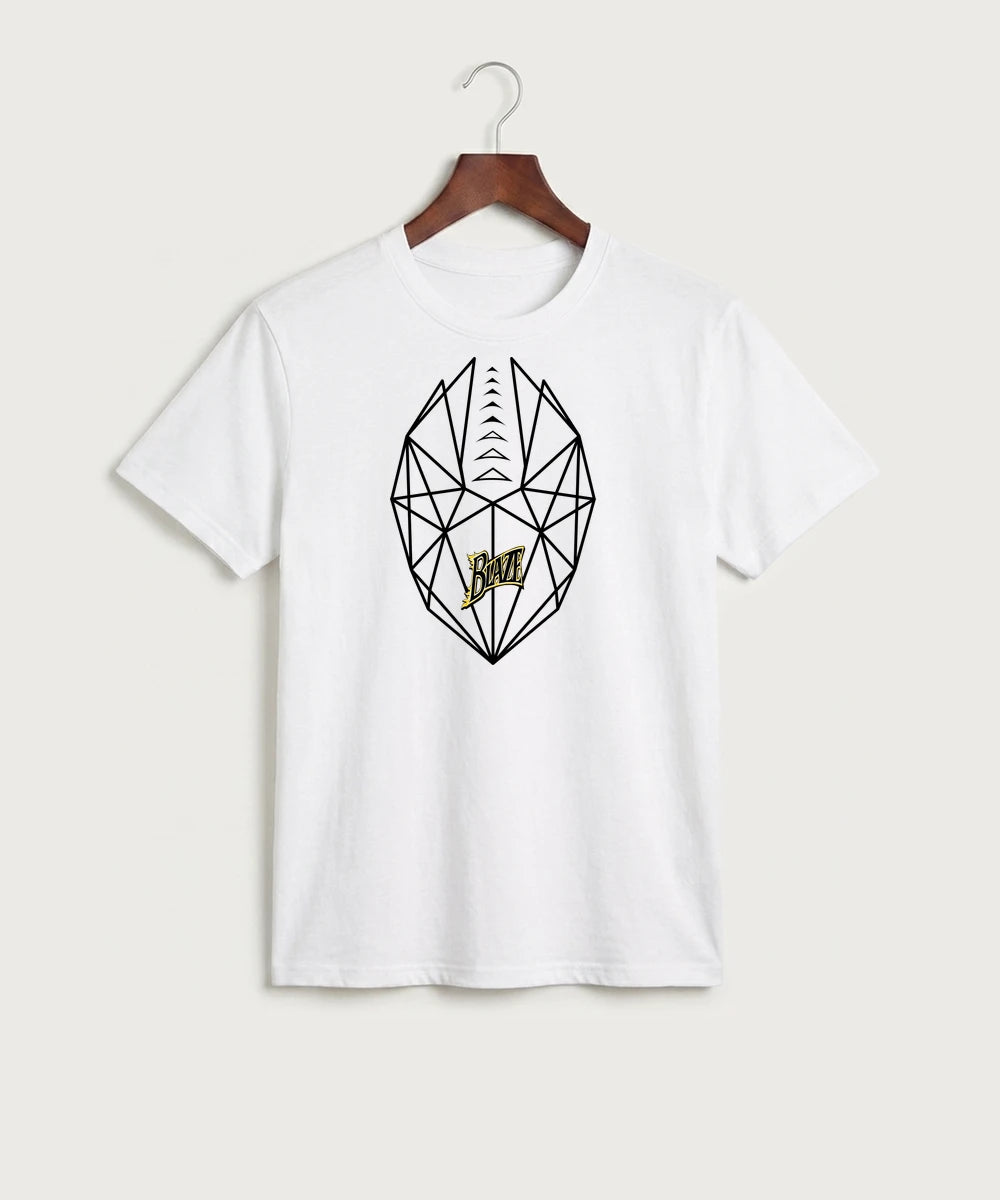 Burnsville High School Football (Boys) - White Port & Co Core Cotton Tee. PC54