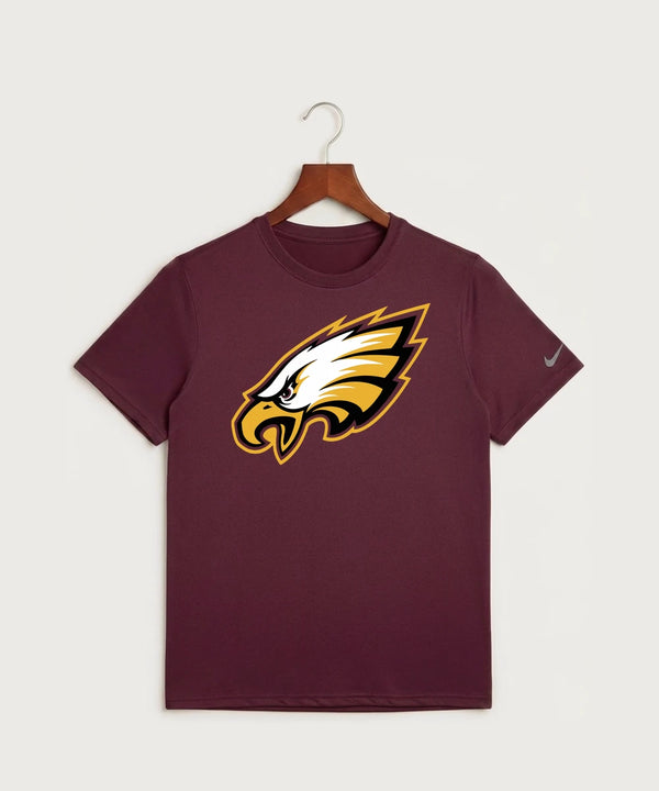 Dover-Eyota High School Football (Boys) - Deep Maroon Nike Swoosh Sleeve rLegend Tee NKDX8730