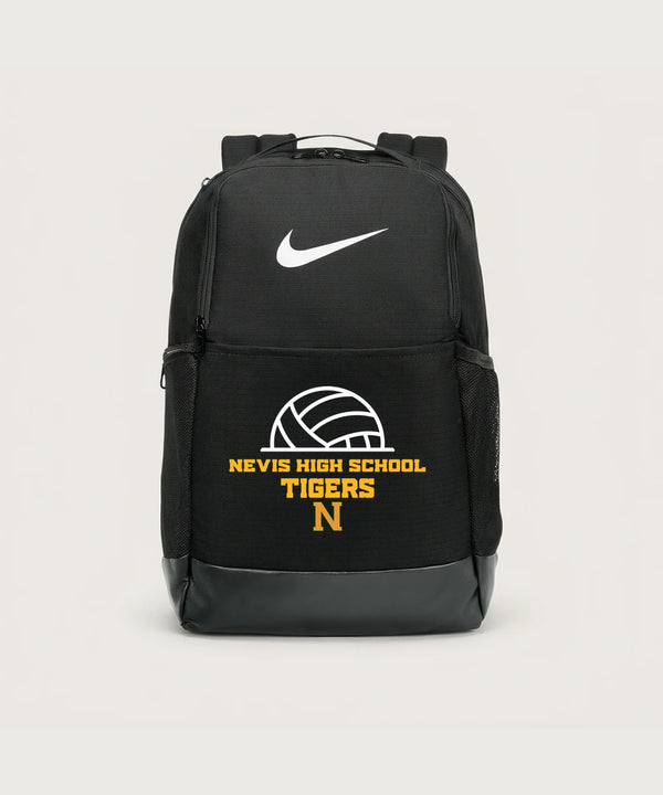 Nevis High School Volleyball (Girls) - Black Nike Brasilia Medium Backpack NKDH7709
