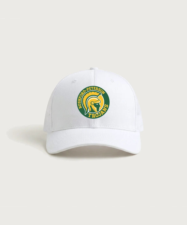 Rushford Peterson High School Football (Boys) - White/ White Sport-Tek Club Trucker Cap STC46
