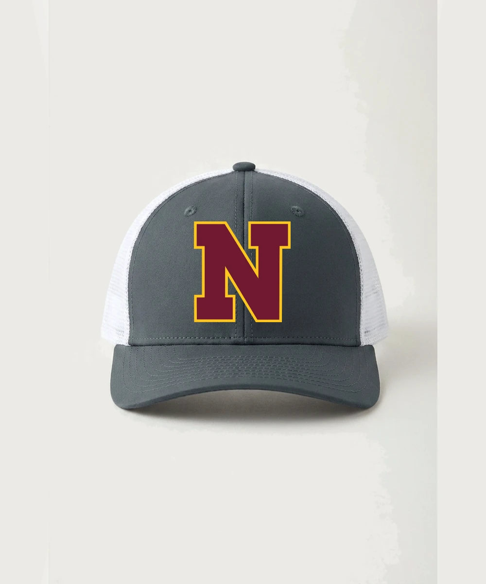 Northfield High School Volleyball (Girls) - Iron Grey/ White Sport-Tek Club Trucker Cap STC46