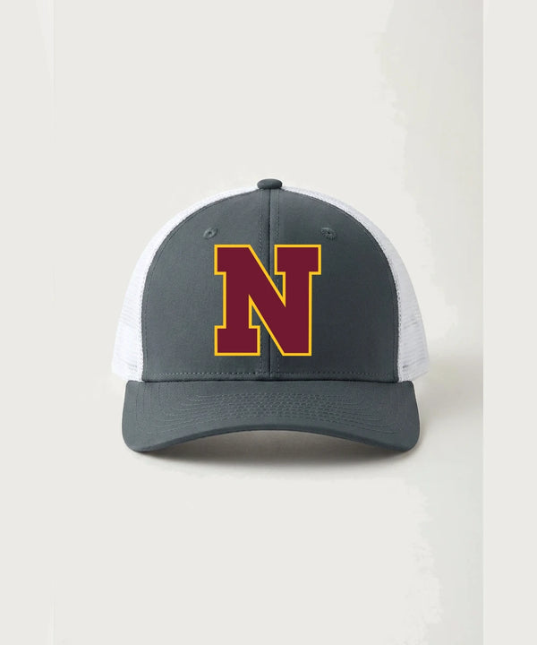 Northfield High School Volleyball (Girls) - Iron Grey/ White Sport-Tek Club Trucker Cap STC46