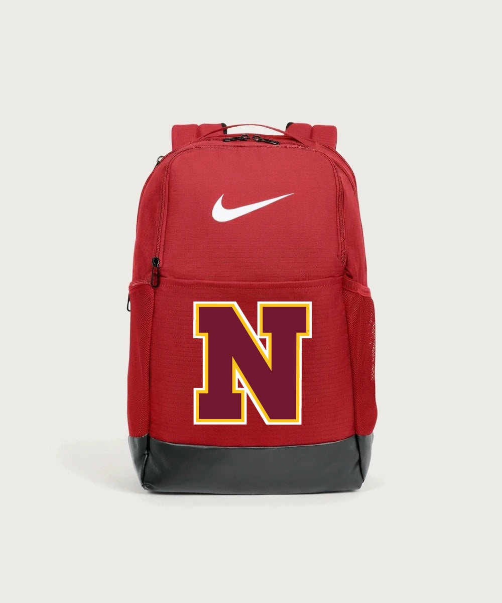 Northfield High School Volleyball (Girls) - University Red Nike Brasilia Medium Backpack NKDH7709