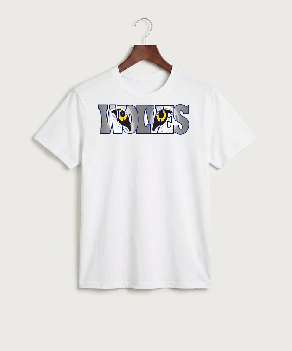 Walker Hackensack Akeley Volleyball (Girls) - White Port & Co Core Cotton Tee. PC54