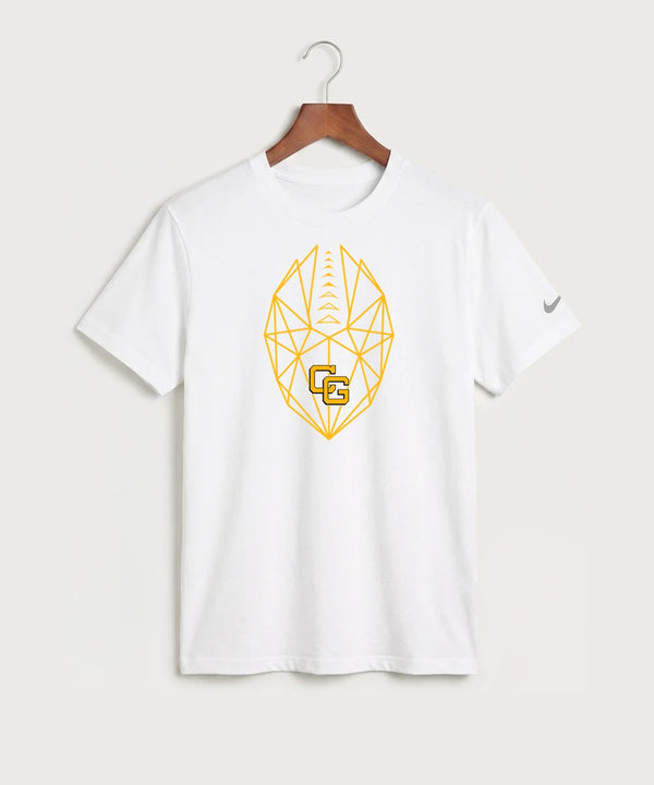 Clearbrook Gonvick High School Football (Boys) - White Nike Swoosh Sleeve rLegend Tee NKDX8730