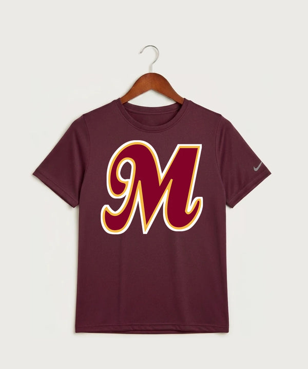 MAYBA Baseball Team Store - Deep Maroon Nike Youth Swoosh Sleeve rLegend Tee NKDX8787