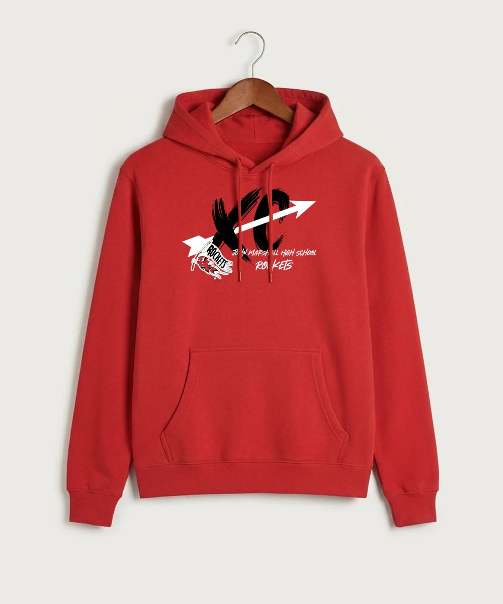 John Marshall High School Cross Country (Coed) - Red Hoodie Value