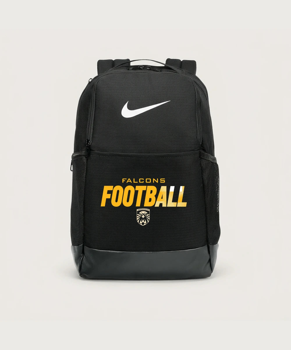 Abingdon High School Football (Boys) - Black Nike Brasilia Medium Backpack NKDH7709