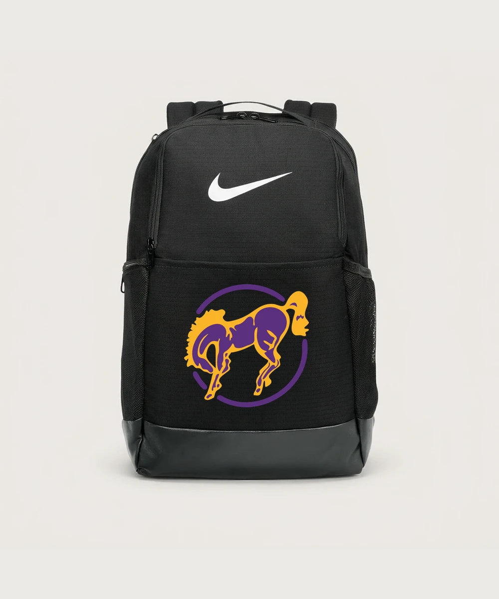 International Falls High School Football (Boys) - Black Nike Brasilia Medium Backpack NKDH7709