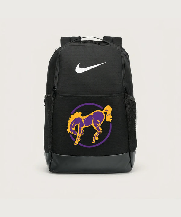 International Falls High School Football (Boys) - Black Nike Brasilia Medium Backpack NKDH7709