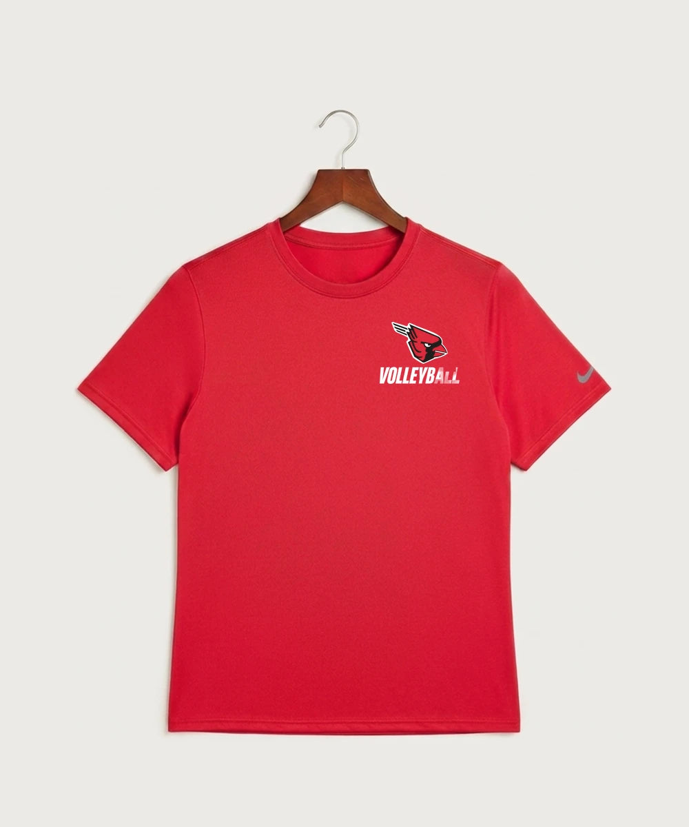 Forreston Volleyball - University Red Nike Swoosh Sleeve rLegend Tee NKDX8730
