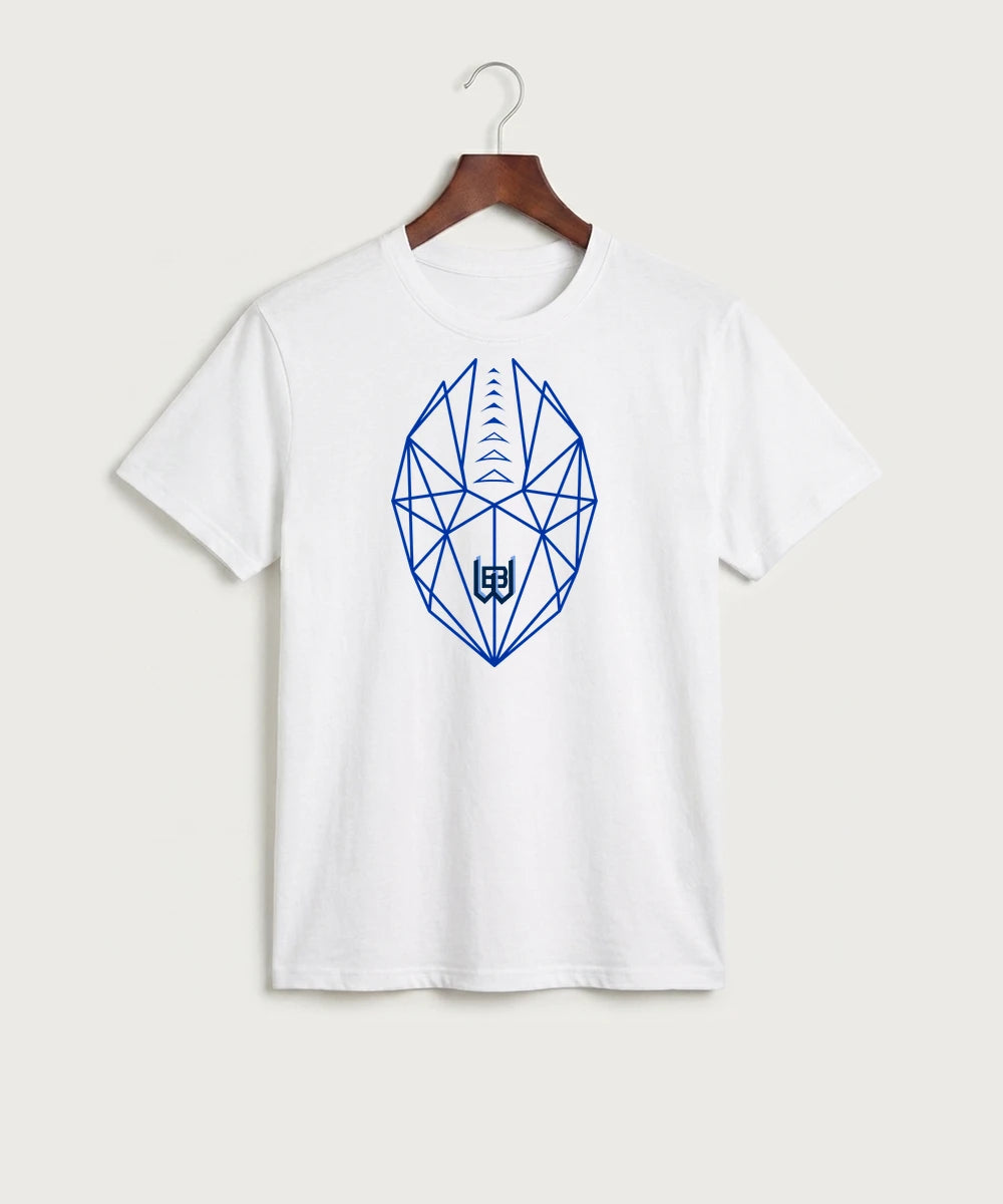 West Bend West High School Football - White Port & Co Core Cotton Tee. PC54