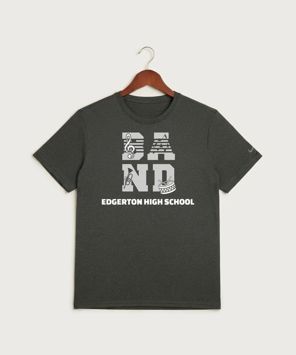Edgerton High School Band Team Store - Dark Smoke Heather Nike Swoosh Sleeve rLegend Tee NKDX8730