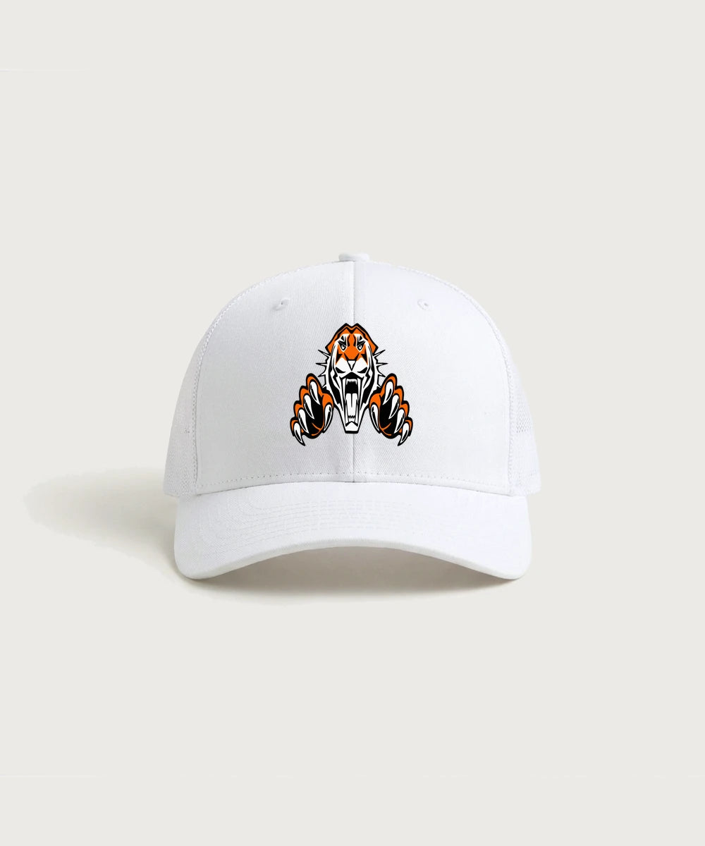 Pine River Backus High School Football (Boys) - White/ White Sport-Tek Club Trucker Cap STC46