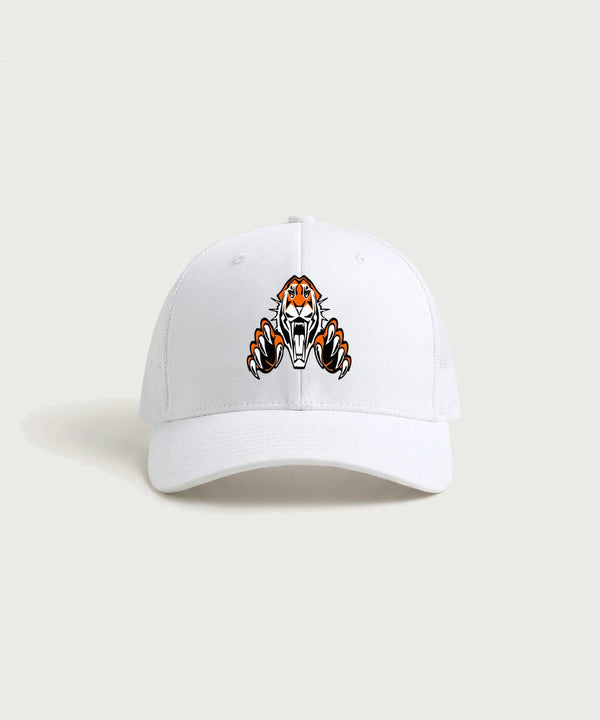Pine River Backus High School Football (Boys) - White/ White Sport-Tek Club Trucker Cap STC46