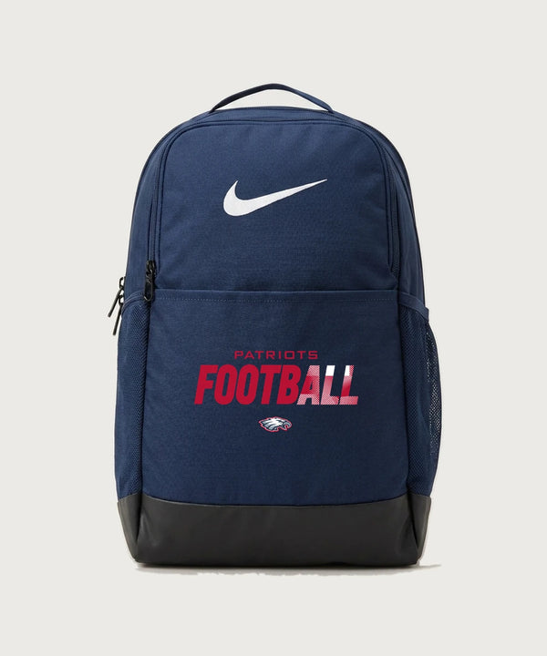 Pequot Lakes High School Football (Boys) - Midnight Navy Nike Brasilia Medium Backpack NKDH7709