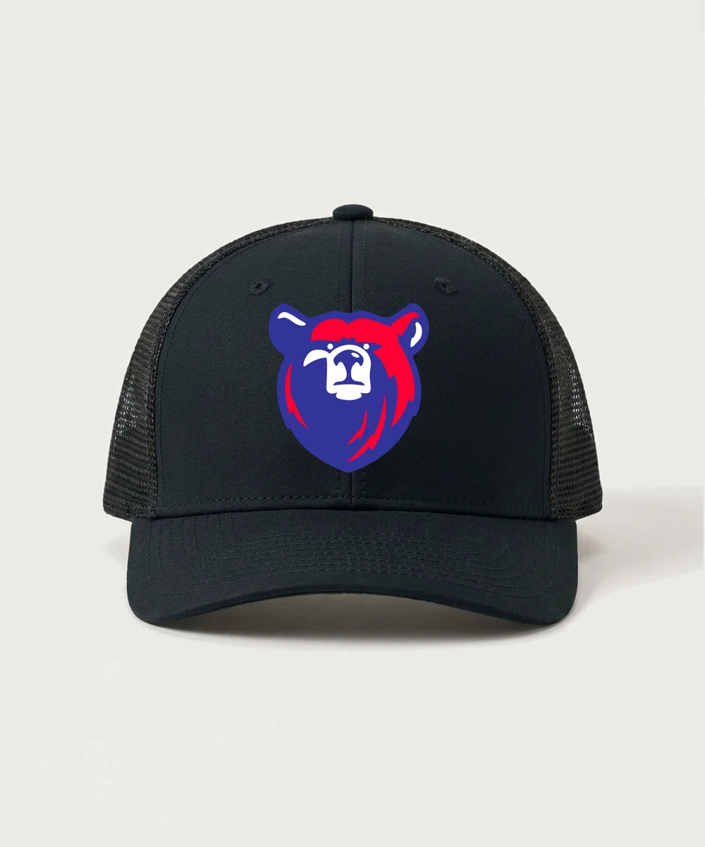 Bertha Hewitt High School Football (Boys) - Black/ Black Sport-Tek Club Trucker Cap STC46