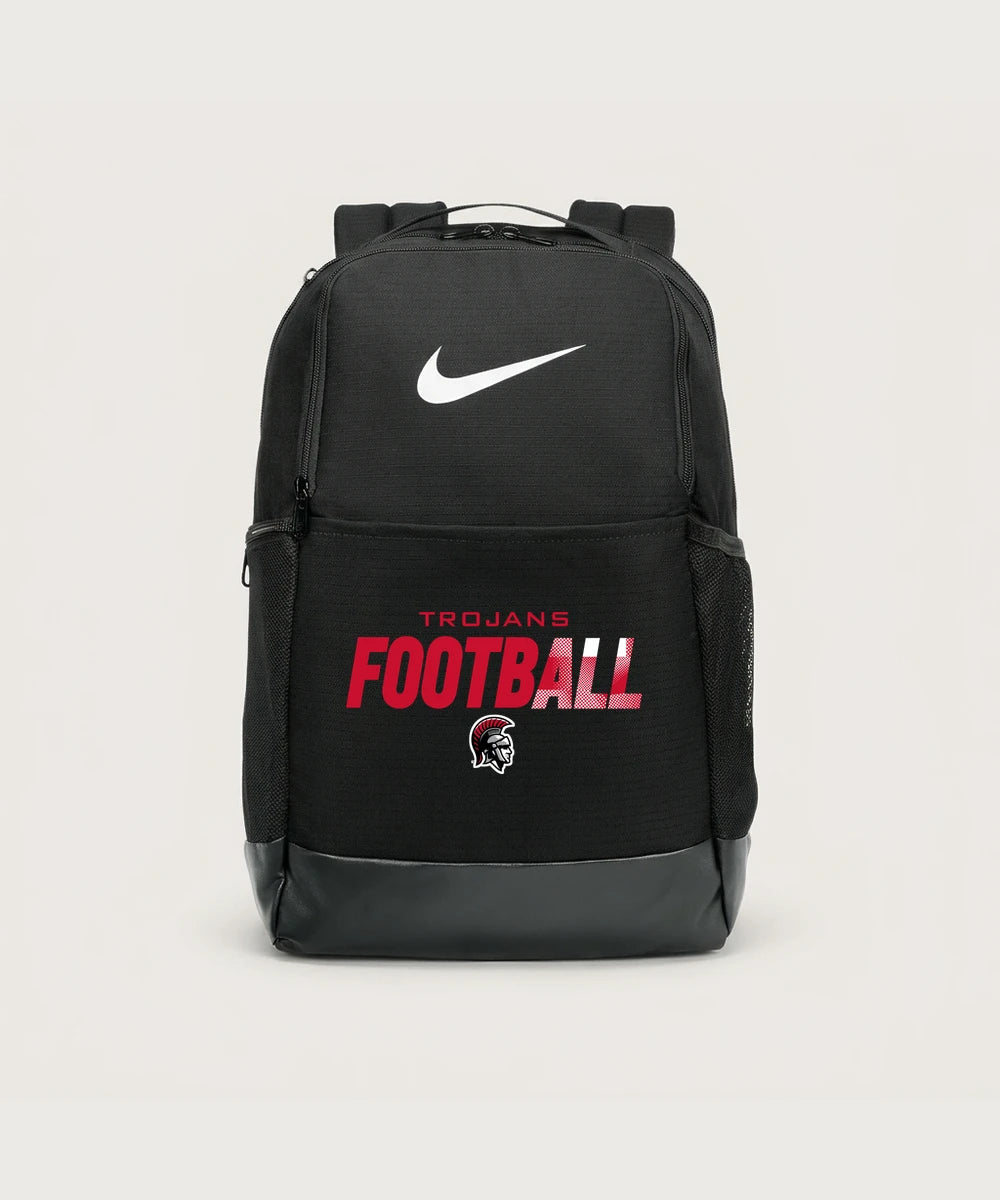 Worthington High School Football (Boys) - Black Nike Brasilia Medium Backpack NKDH7709
