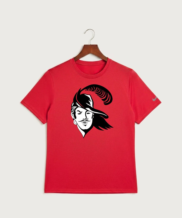 Border West Football (Boys) - University Red Nike Swoosh Sleeve rLegend Tee NKDX8730