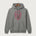 Mesabi East High School Football (Boys) - Medium Grey Port & Co Core Fleece Pullover Hooded Sweatshirt. PC78H