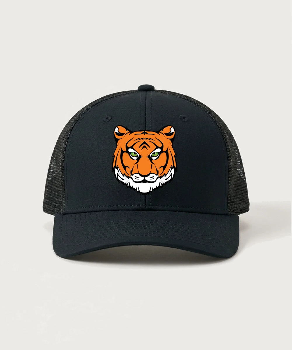 Princeton High School Football (Boys) - Black/ Black Sport-Tek Club Trucker Cap STC46