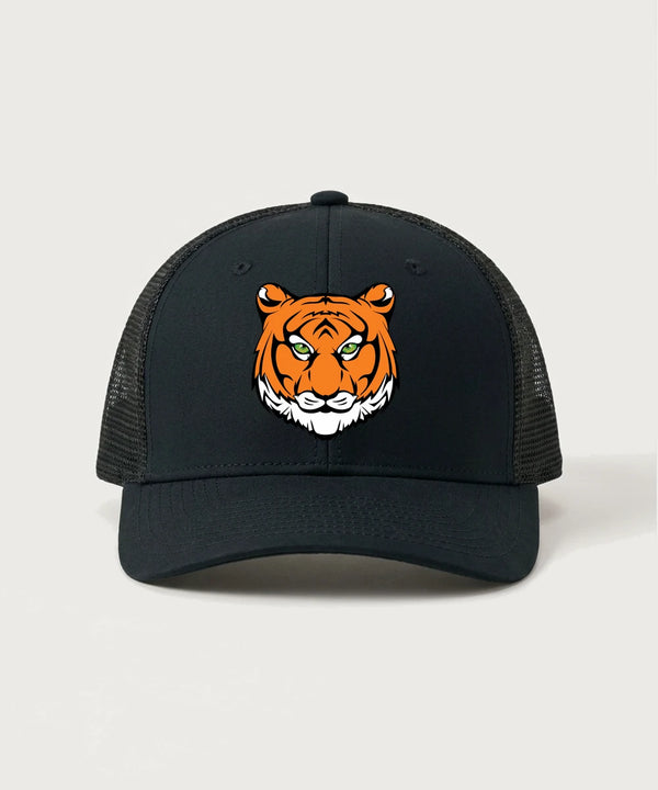 Princeton High School Football (Boys) - Black/ Black Sport-Tek Club Trucker Cap STC46
