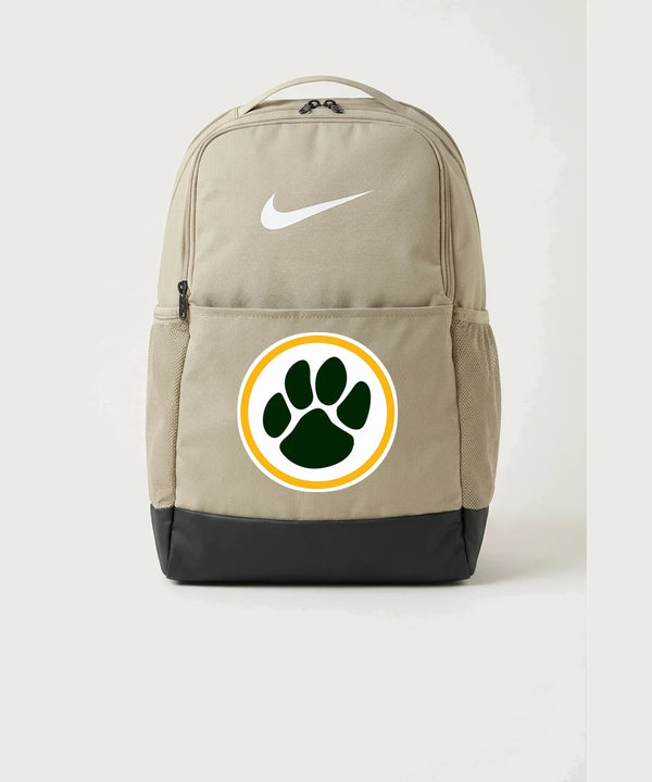 Ashwaubenon High School Football (Boys) (Sandbox) - Desert Khaki Nike Brasilia Medium Backpack NKDH7709