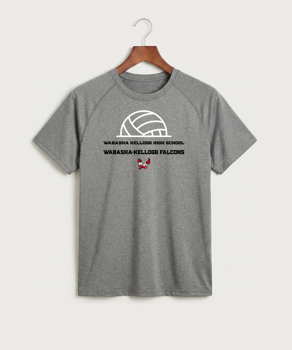 Wabasha Kellogg High School Volleyball (Girls) - Gray Tee