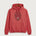 Buffalo High School Football (Boys) - Heather Red Port & Co Core Fleece Pullover Hooded Sweatshirt. PC78H
