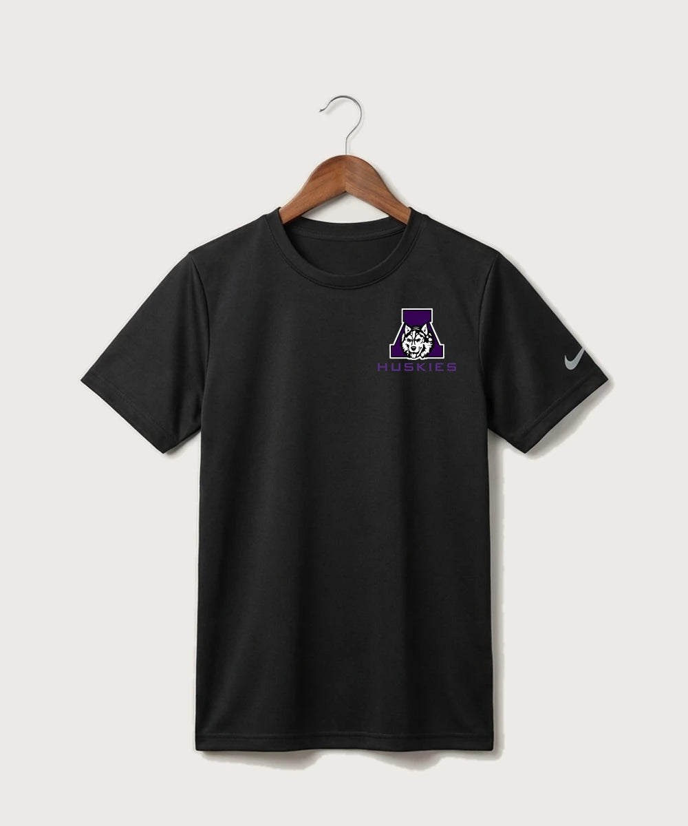 Albany High School Football (Boys) - Black Nike Youth Swoosh Sleeve rLegend Tee NKDX8787