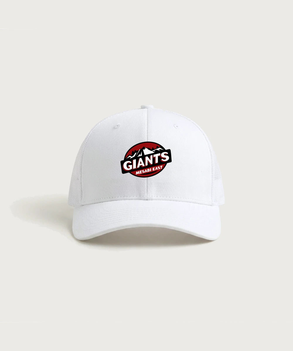 Mesabi East High School Football (Boys) - White/ White Sport-Tek Club Trucker Cap STC46