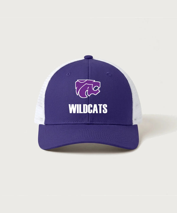 Axtell High School Basketball (Girls) Team Store - Purple/ White Sport-Tek Club Trucker Cap STC46