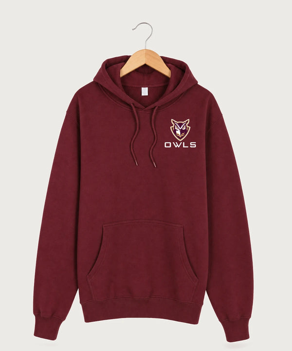 Hancock High School Football (Boys) - Burgundy Hoodie Value