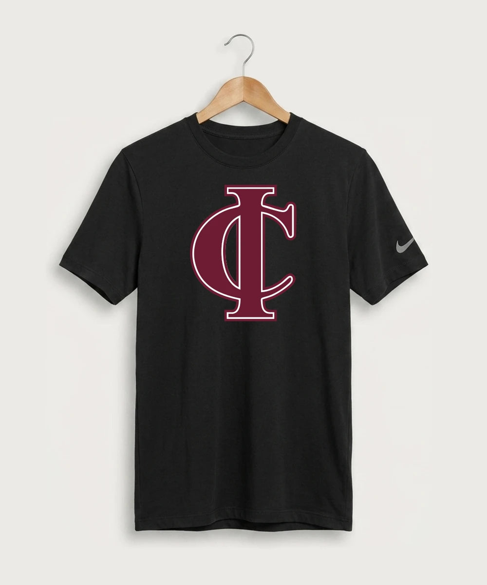 Crosby Ironton High School Football (Boys) - Black Nike Swoosh Sleeve rLegend Tee NKDX8730