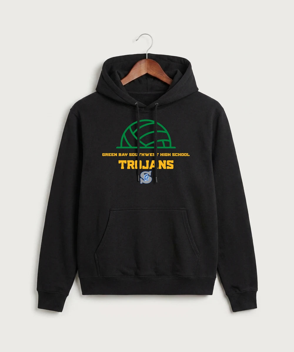 Green Bay Southwest High School Volleyball (Girls) - Black Hoodie Value