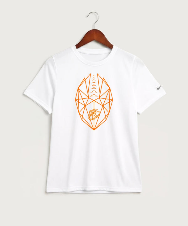 Underwood High School Football (Boys) - White Nike Youth Swoosh Sleeve rLegend Tee NKDX8787