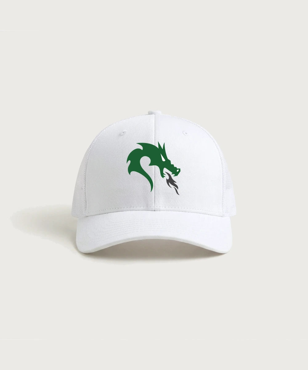 Pine City High School Football (Boys) - White/ White Sport-Tek Club Trucker Cap STC46
