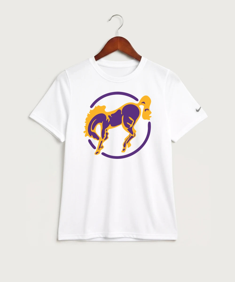 International Falls High School Football (Boys) - White Nike Youth Swoosh Sleeve rLegend Tee NKDX8787