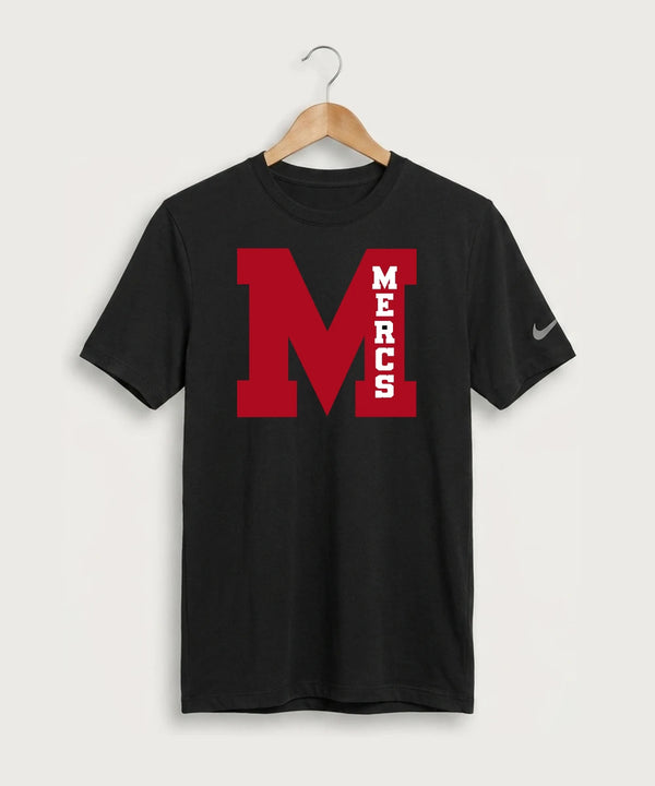 Mcgregor High School Football (Boys) - Black Nike Swoosh Sleeve rLegend Tee NKDX8730