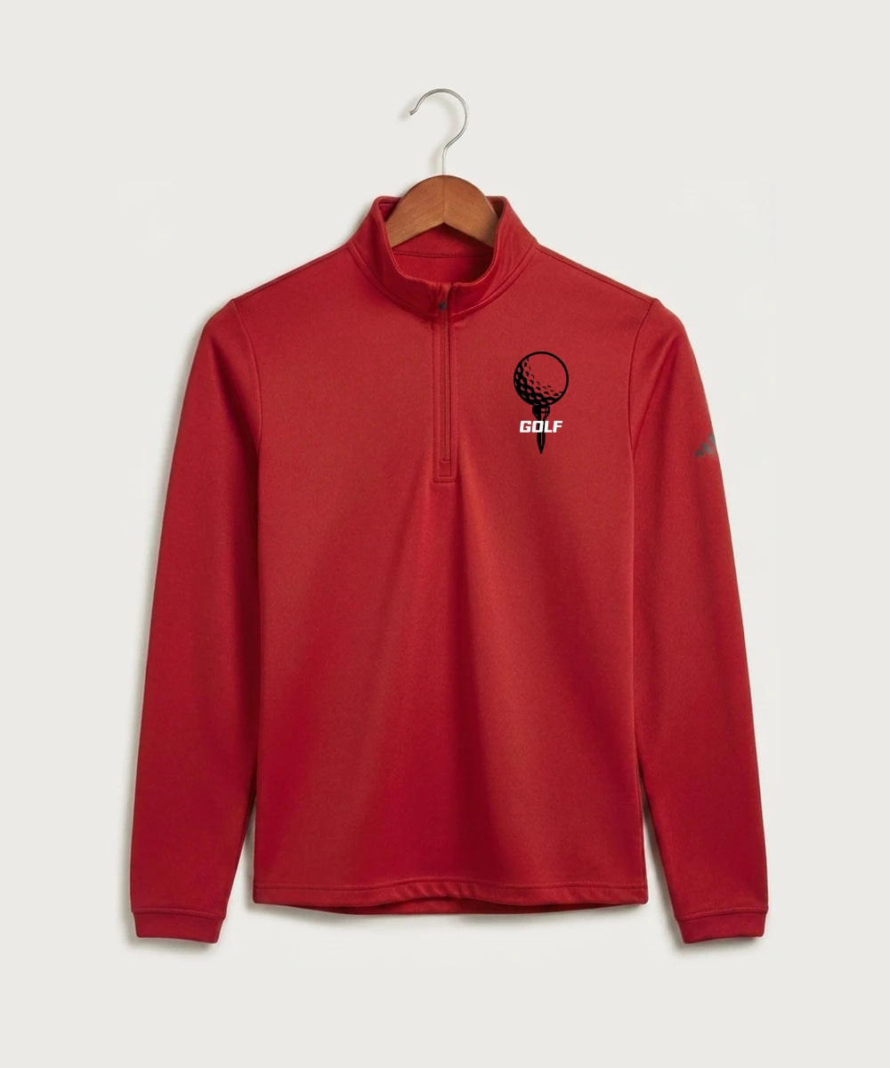 GF E2E Test 06 Girls Golf - Power Red Men's Ultimate365 Lightweight Quarter-Zip Pullover