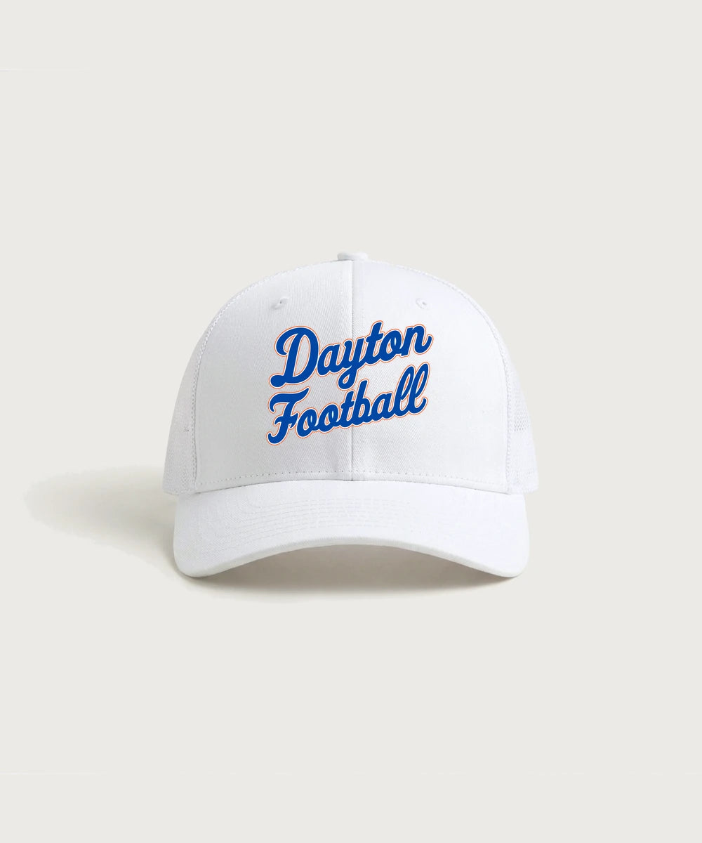 Jonathan Dayton High School Football Team Store - White/ White Sport-Tek Club Trucker Cap STC46
