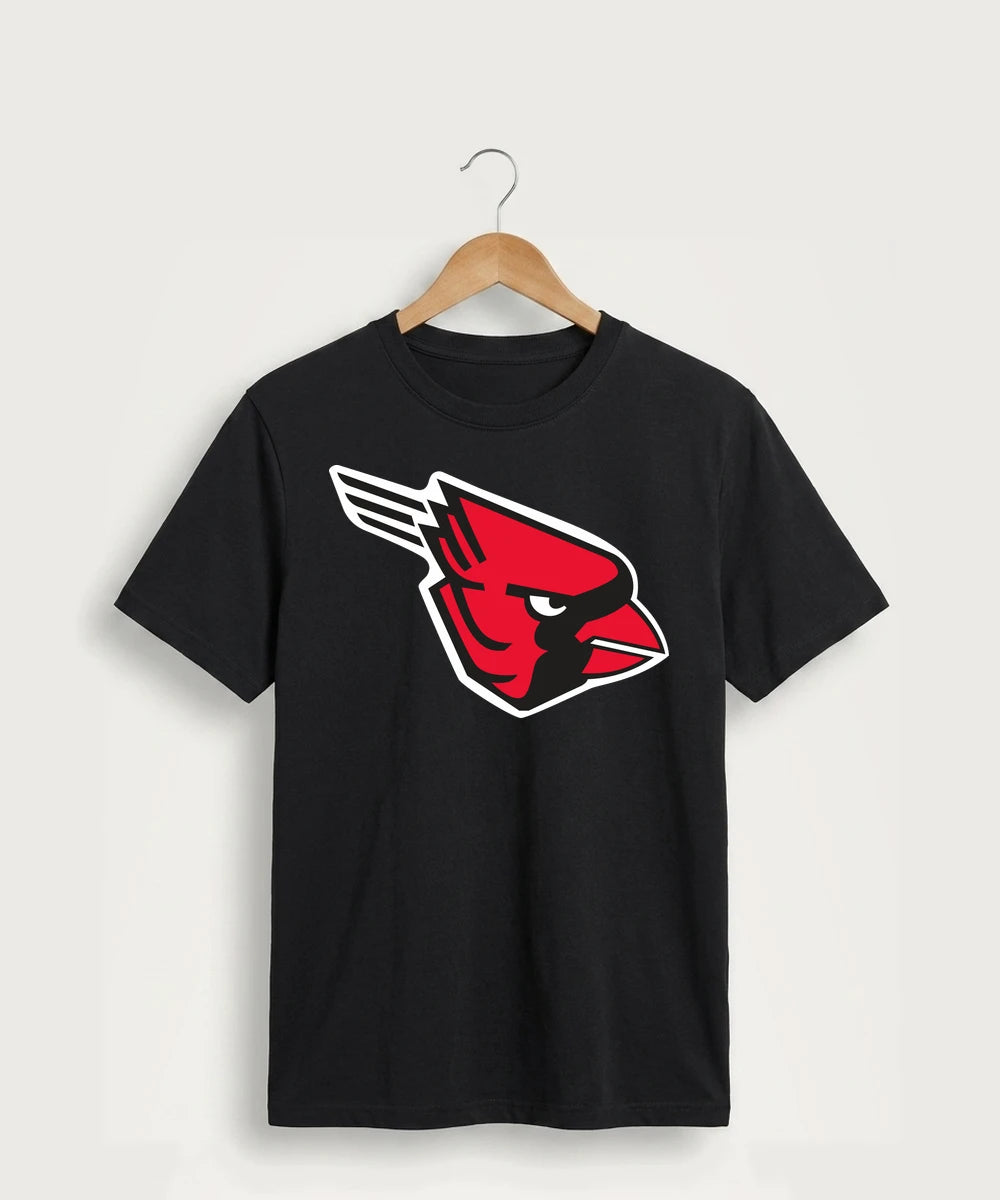 Forreston Volleyball - Jet Black Port & Co Core Cotton Tee. PC54