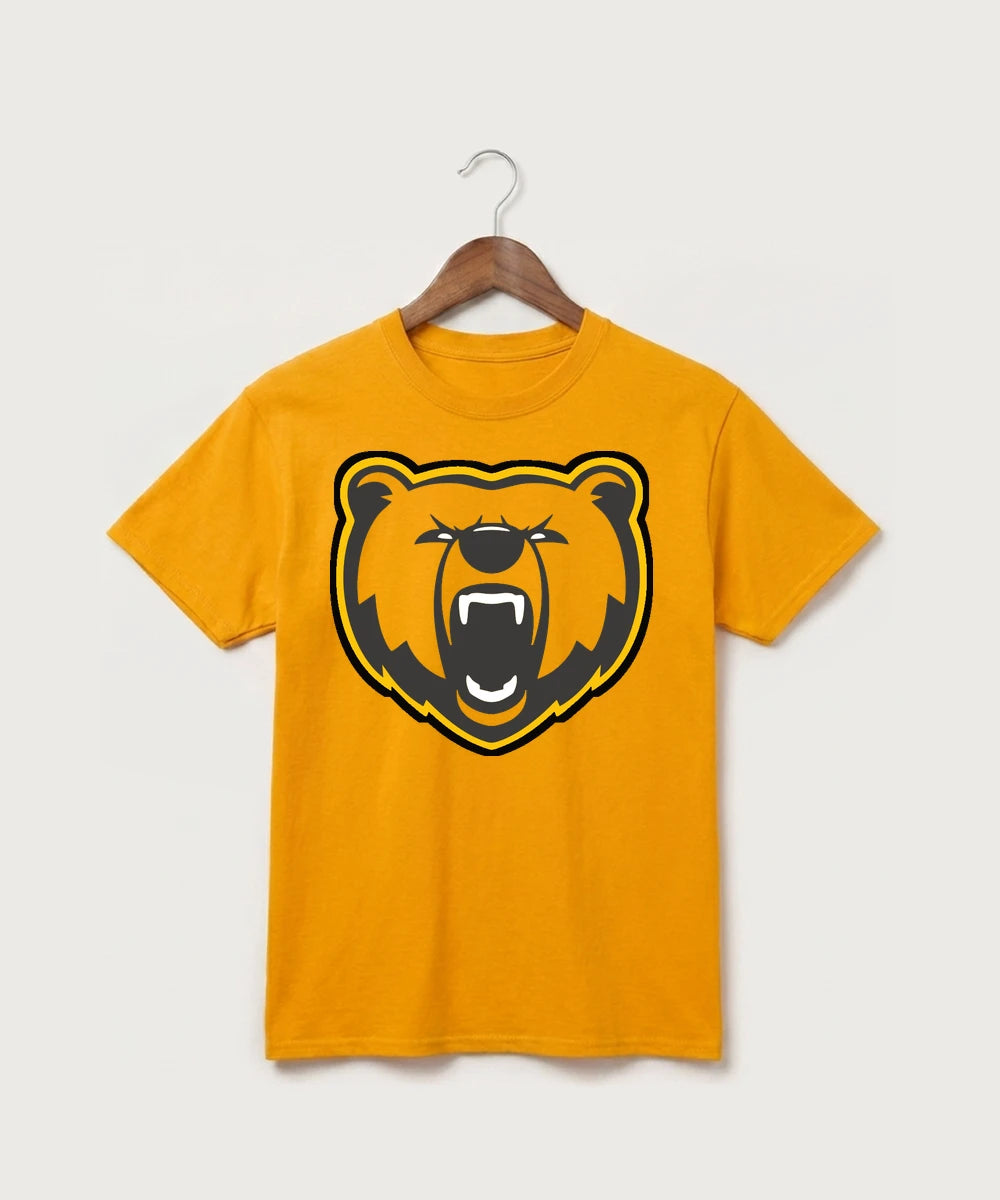 Byron High School Volleyball (Girls) - Gold Port & Co Core Cotton Tee. PC54