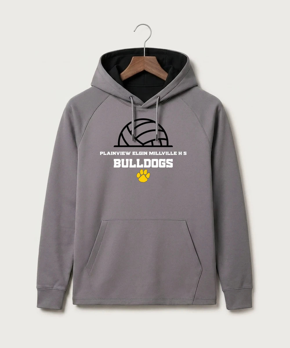 Plainview Elgin Millville H S Volleyball (Girls) - Gray Hoodie