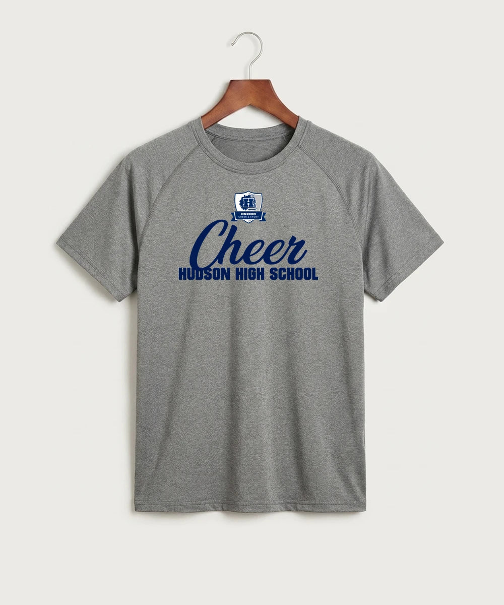 Hudson Cheer & Stunt - Gray Tee